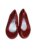 Red Glitter Cherokee Girls Ballet Flats Size 2 - $9.60