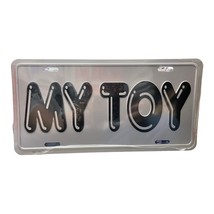 My Toy Metal Novelty Booster License Plate 1990s - $14.99