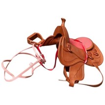 Replacement Brown Pink Horse Saddle For Our Generation Horse Fits 18&quot; Dolls - $11.30