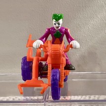 DC Super Friends Joker Cycle Figure Set Mattel Fisher Price Imaginext 2014 - £7.69 GBP