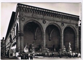 Italy Postcard RPPC Florence Signoria Square The Orcagna Lodge - £3.09 GBP