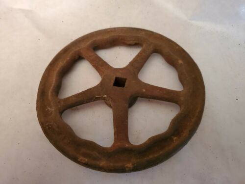 Vintage Cast Iron 6&quot; Valve Hand Wheel Steampunk Industrial Décor - $29.99