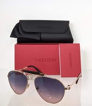 Brand New Authentic Valentino Sunglasses VA 2039 3004/I6 Black Gold Frame   - £175.04 GBP