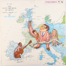 The Dave Brubeck Quartet In Europe - 1958 Jazz Mono 12&quot; LP Vinyl Record CL 1168 - £21.02 GBP
