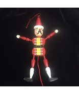 Vintage Large Wood Pull String Puppet Christmas Ornament 10&quot; Length Taiwan - $276.61 MXN