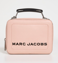 Marc Jacobs The Box 20 Bag Leather Double Zip Crossbody Satchel ~NWT~ Rose Pink - £197.07 GBP