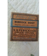 Vintage Box Initial Line Loose Pressed Burdock Root. - €8,22 EUR