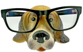 Doggy Specs Holder JSNY Ceramic Puppy Hound  Dog Eyeglasses Holder - £23.22 GBP