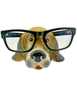 Doggy Specs Holder JSNY Ceramic Puppy Hound  Dog Eyeglasses Holder - £23.32 GBP