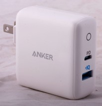 Anker PowerPort PD 2 Dual-Port Wall Charger USB-C USB-A model A2625 - £13.51 GBP