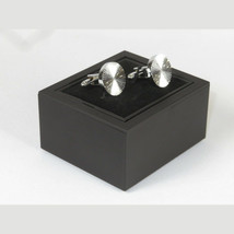 Mens Cufflinks by Vitorofolo Use for French Cuff Shirt V29-8 Silver Plated image 3