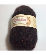 50g Skeins Patons DIANA  Acrylic &amp; Nylon 30% Yarn Black Orange 9036 Vintage - $51.32 MXN