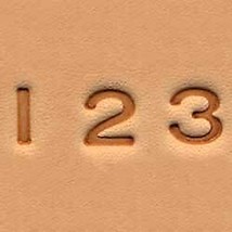 Tandy Leather Easy-to-Do Stamp Set Numbers 6 mm (1/4&quot;) 4904-00 - £7.85 GBP