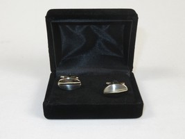 Men J.Valintin Cufflinks by Vitorofolo for French Cuff Shirt V29-39Silver Gold image 2