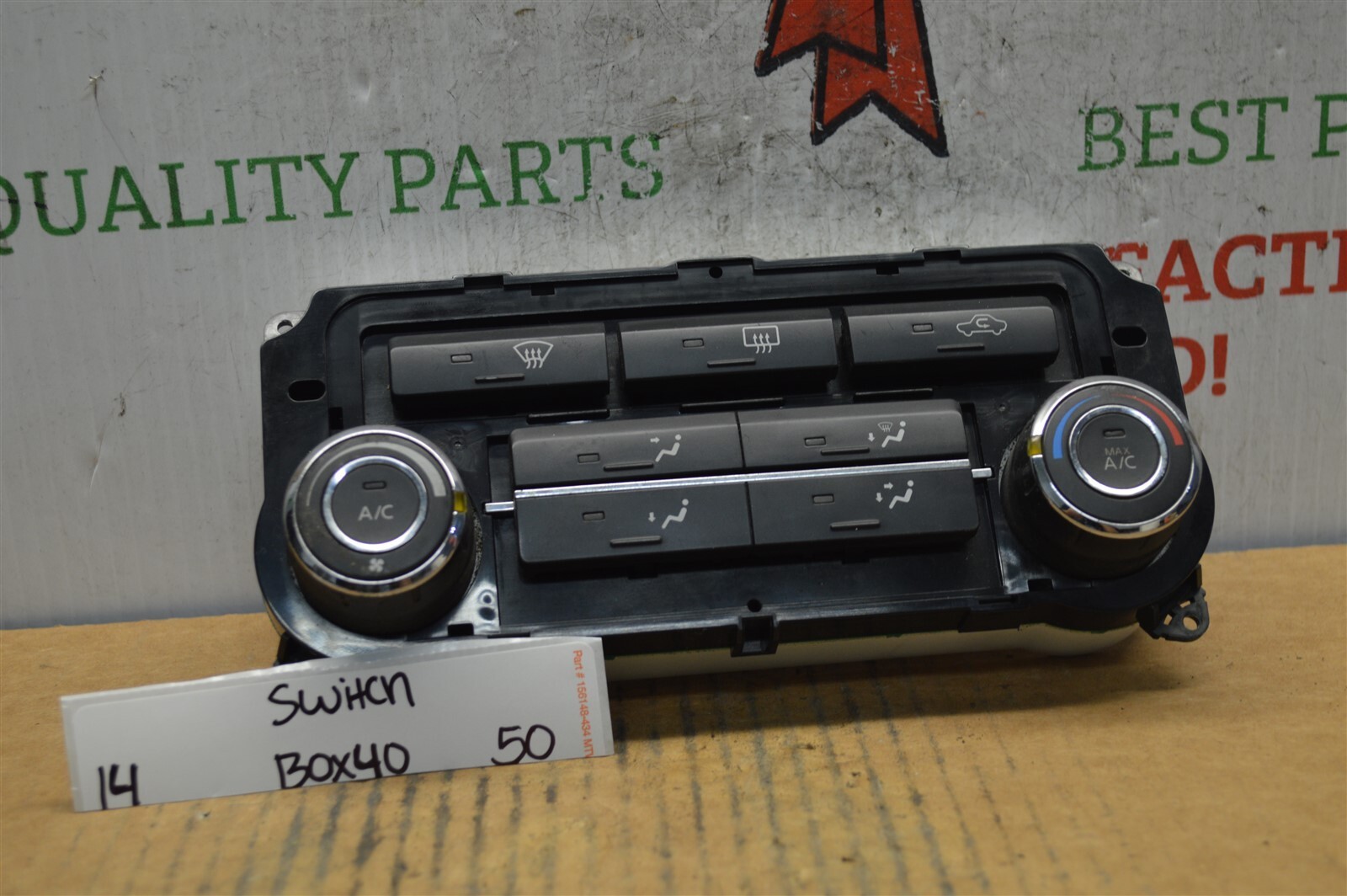 2009 Nissan Xterra AC Temperature Climate 27510ZL00A Control 50-14 Bx 40 - $88.19
