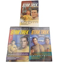 Star Trek My Brother&#39;s Keeper Complete 1-3 Paperback Lot (Of 3) Tos Friedman &#39;99 - £8.21 GBP