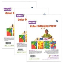 12-Pack Roylco Color Diffusing Paper, 9 x 12 Inches, White, 50 Sheets - £67.61 GBP