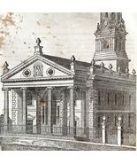 St Pauls Church Montgomerys Tomb 1845 Woodcut Print Victorian Revolution... - €34,34 EUR