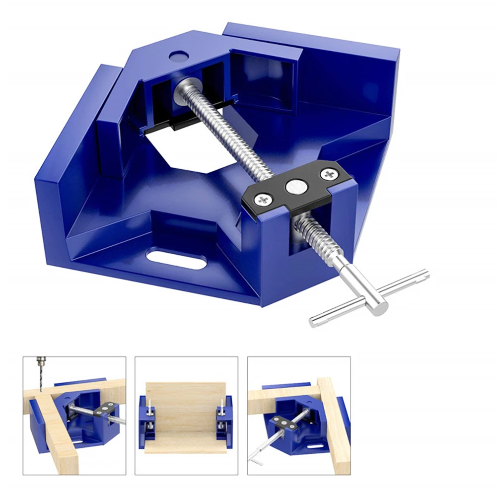 T-type Handle Welding Multi-functional Home Right Angle Clamp Corner Vise Holder - £186.75 GBP