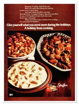 Stouffer&#39;s Frozen Meals Holiday from Cooking Vintage 1972 Full-Page Maga... - £7.59 GBP