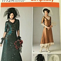 Victorian Bride Wedding Dress Sewing Pattern 12-20 Steampunk Goth Cospla... - €0,79 EUR
