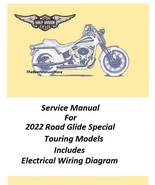 2022 Harley Davidson Road Glide Special Touring Models Service Manual - $25.95