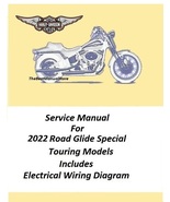 2022 Harley Davidson Road Glide Special Touring Models Service Manual - $30.95