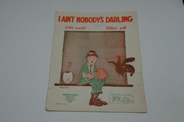 Feuille Musique I Ain&#39;T Nobody&#39;s Darling Elmer Hughes Robert King Songbook - $30.61