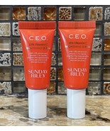 Bundle 2 Sunday Riley C.E.O 15% Vitamin C Brightening Serum CEO .17oz. /5ml each - €11,85 EUR
