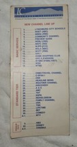 VTG Lynchburg Cablevision Chanel Guide Brochure Time Warner Pamphlet Tel... - $19.99