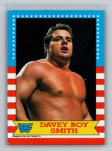 Davey Boy Smith #19 1987 Topps WWF - £1.59 GBP