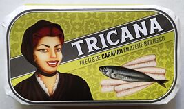Tricana - Canned Horse Mackerel Fillets in BIOLOGIC Olive Oil - 5 tins x... - $83.69 CAD
