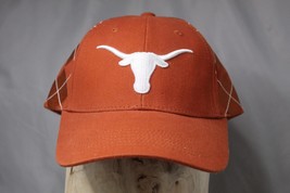 Texas Longhorn TIE Trucker Baseball Hat Cap Officially Licensed Plaid Back - $14.36