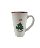 1 Fitz &amp; Floyd Happy Holidays Christmas Holiday Gourmet Porcelain Mug Tr... - £7.59 GBP