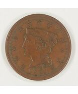 1851 Large Cent in VF Condition, All Brown Color, Nice Detail for Grade - €39,34 EUR