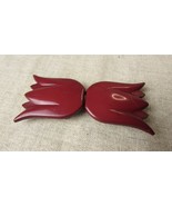 Rare Vintage Red Tulips Plastic Belt Buckle - €48,05 EUR