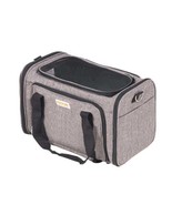 Cat Carrier with Wheels, Airline Approved Rolling Pet Carrier with Teles... - $91.89 CAD