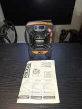 RIDGID X4 R84084 18V Li-Ion Ni-Cd AM/FM Portable Worksite Radio Speaker MP3 - $34.00