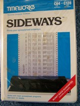 TIMEWORKS-Sideways Spreadsheet for Commodore - $14.95