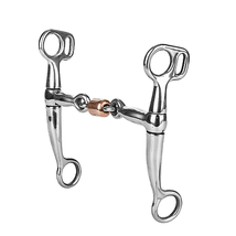 Tabelo SS Tom Thumb Snaffle Bit with Copper Roller, 5&quot; Mouth - £45.51 GBP