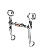 Tabelo SS Tom Thumb Snaffle Bit with Copper Roller, 5&quot; Mouth - £38.52 GBP