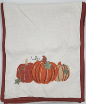 Pumpkin Decor Fall Table Runner Embroidered Long Autumn Table Runner 18&quot;... - $15.00