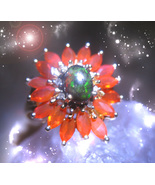 HAUNTED RING FIRE OPAL HIGHEST GOLDEN FIRE CLEANSE DEBTS HIGHEST LIGHT MAGICK  - $277.77