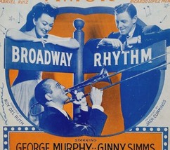 1943 Tommy Dorsey Broadway Rhythm Sheet Music Soundtrack MGM Amor Lena Horne - £21.41 GBP