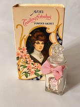 Vintage 1970s Avon Trailing Arbutus Powder Sachet - NIB NOS Bottle and Box - £10.23 GBP