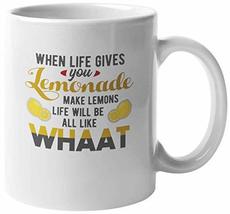Make Your Mark Design When Life Gives You Lemonade Humorous Ceramic Coffee &amp; Tea - £15.52 GBP+