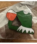 Kermit Sipping Tea Meme Metal Enamel Pin- New Muppets Internet Meme, Sip... - $6.00