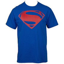 Superman Bold Logo T-Shirt Blue - £25.53 GBP+