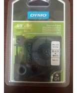 DYMO D1 Labels, 3/8-Inch x 23-Foot Roll, Black Print on White, Self-Adhe... - $567.28 MXN