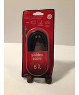 GE S-Video Cable 6 ft Cord NEW - £3.29 GBP